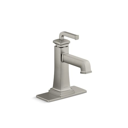 Kohler Riff Single-Handle Bathroom Sink Fct Vibrant Brushed Nickel, 1.0 gpm 27400-4K-BN